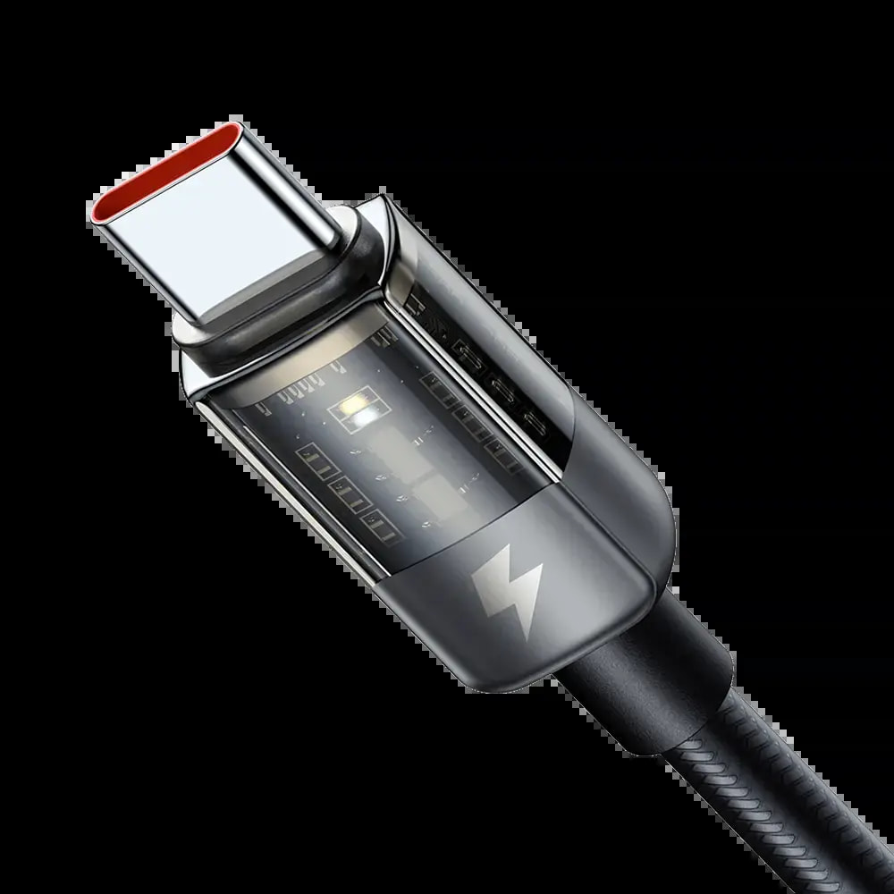 Câble Data USB vers USB-C Super Charge Mcdodo (1.2m) Noir - Vue 2