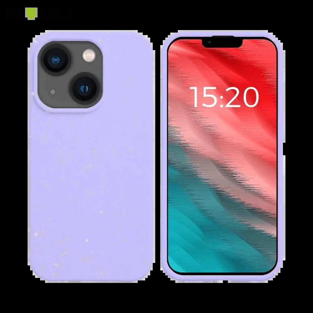 Coque bio iPhone 14 Plus - PROTECT Violet Clair
