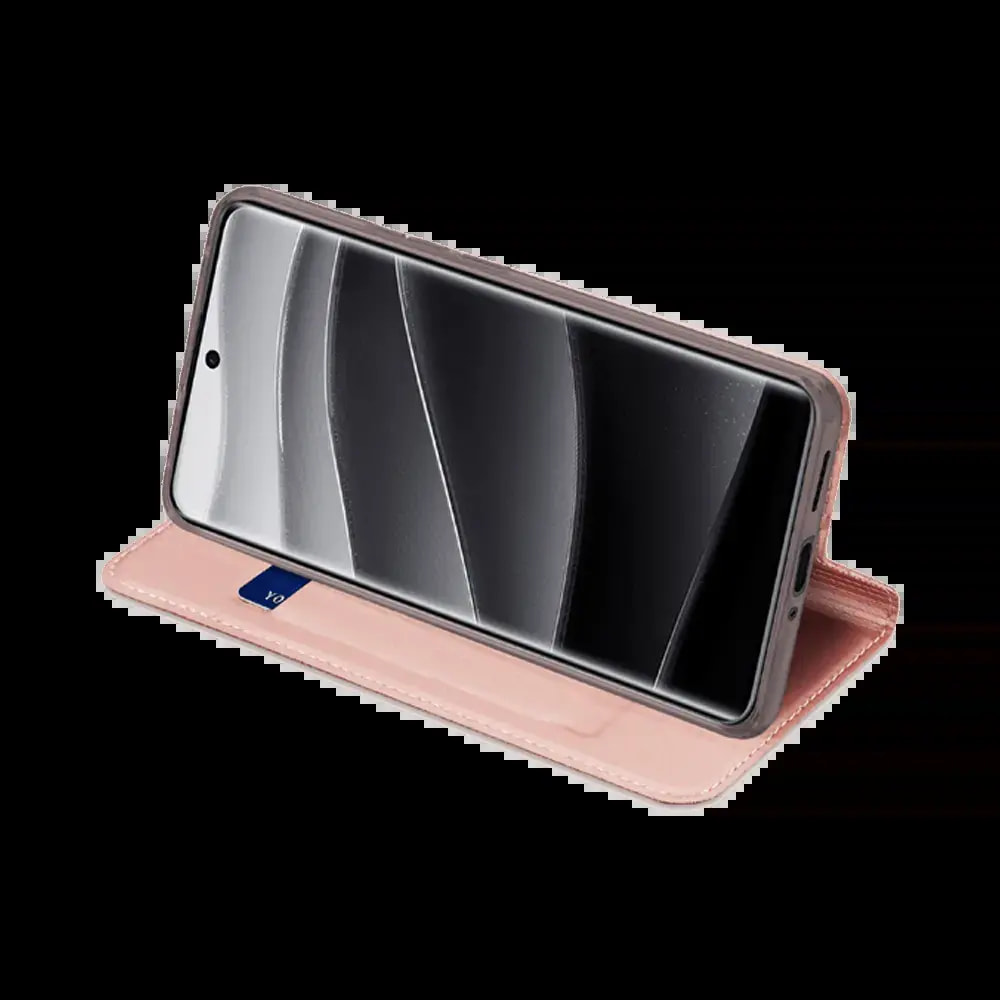 Housse folio Xiaomi Redmi Note 14 Pro+ 5G porte-carte - Dux Ducis Skin Pro Noir - Vue 4