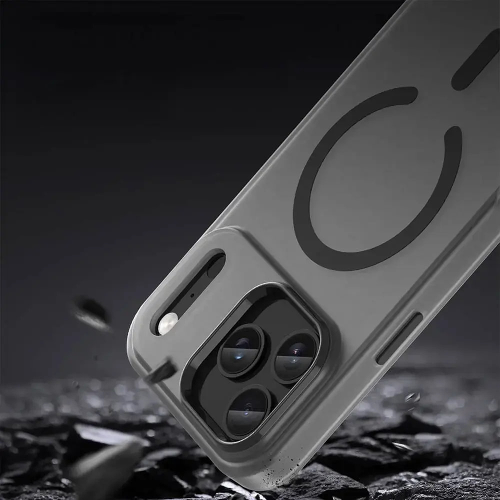 Coque MagSafe bi-matière iPhone 17 Pro - PROTECT MF-006 Noir - Vue 4
