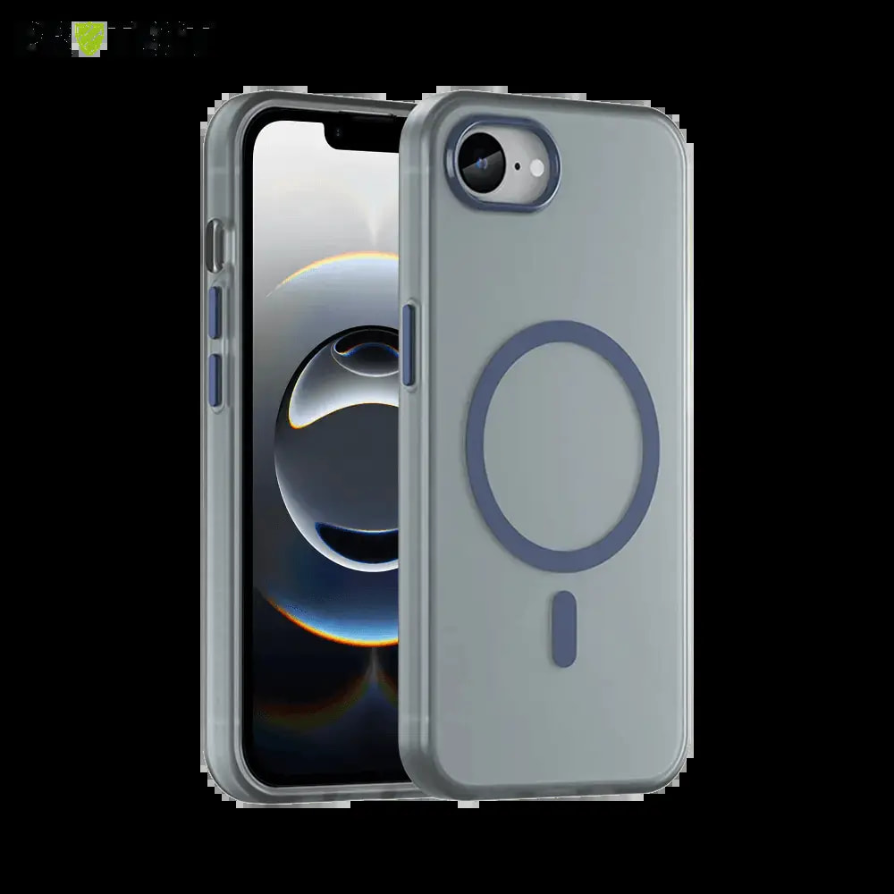 Coque MagSafe iPhone 16e / iPhone 17e bi-matière - PROTECT MF-006 Bleu Marine