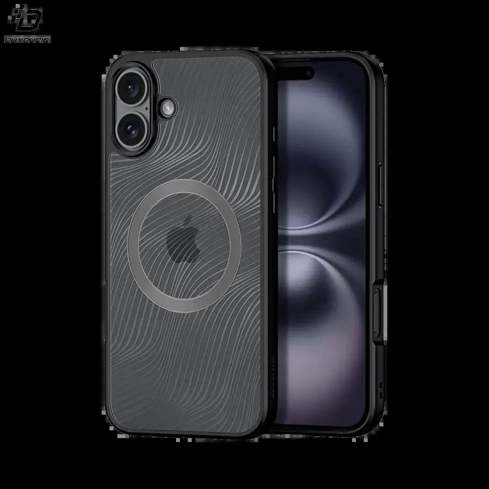 Coque anti-chocs finition mate – iPhone 16 – Dux Ducis Aimo Noir