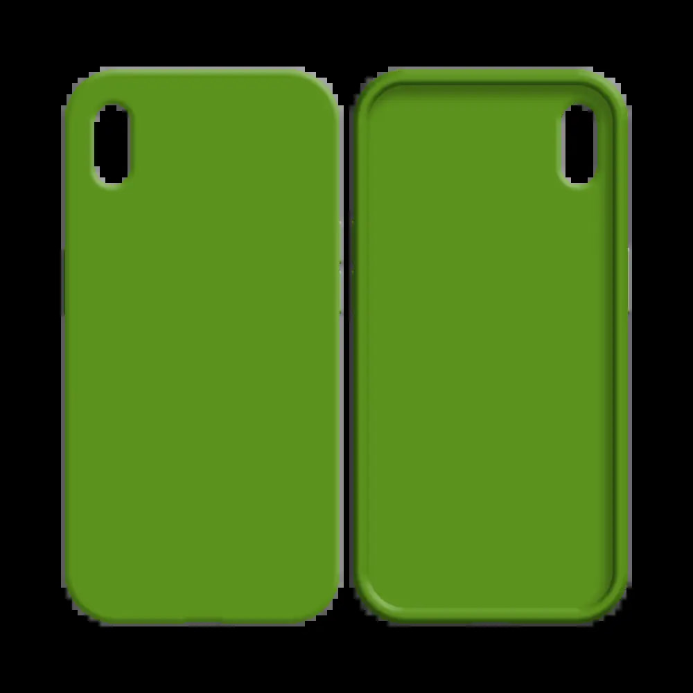 Coque silicone iPhone XS Max - Vert Clair - Vue 2