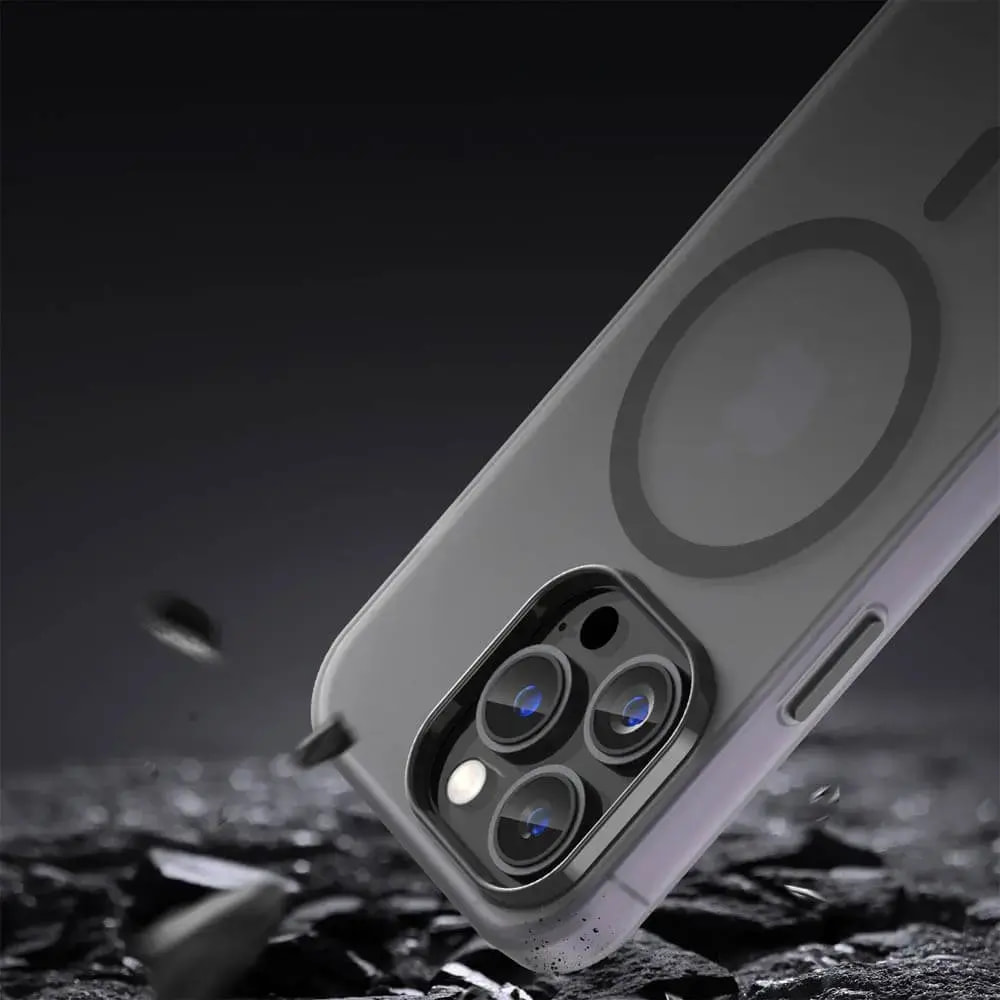 Coque MagSafe bi-matière iPhone 14 Pro Max - PROTECT MF-006 Noir - Vue 4