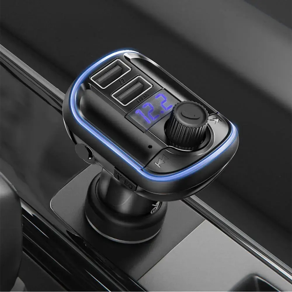 Transmetteur FM Bluetooth & chargeur voiture 20W - Yesido Y44 - Vue 2