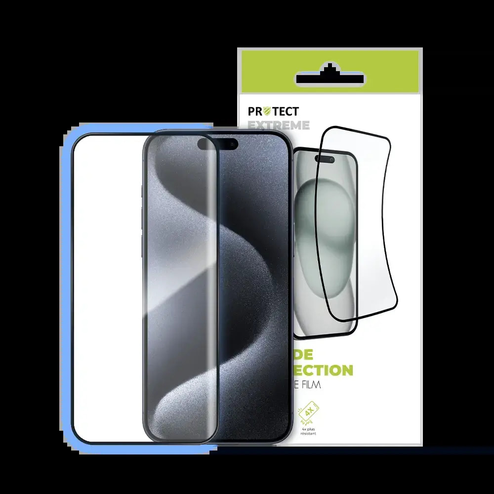 Film de protection extrême iPhone 15 Pro Max - PROTECT Transparent - Vue 3