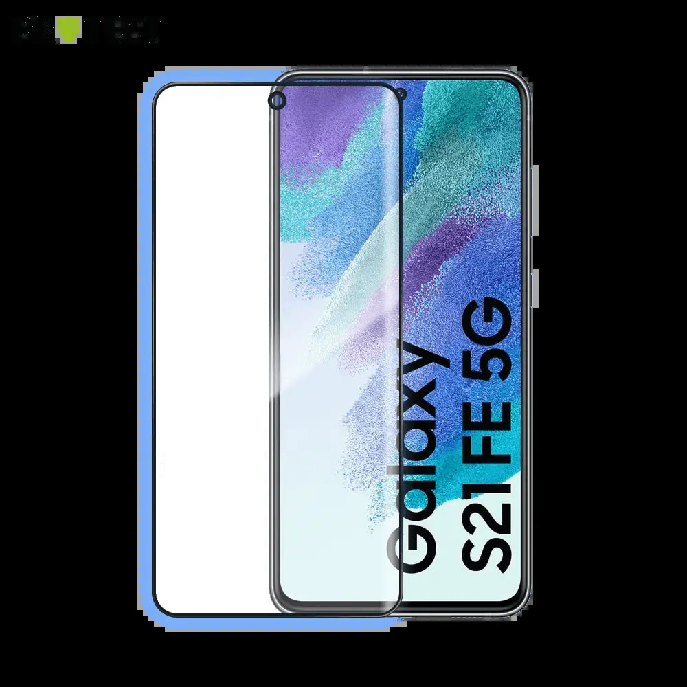 Verre trempé intégral 5D 9H – protection écran Samsung Galaxy S21 FE – PROTECT Noir