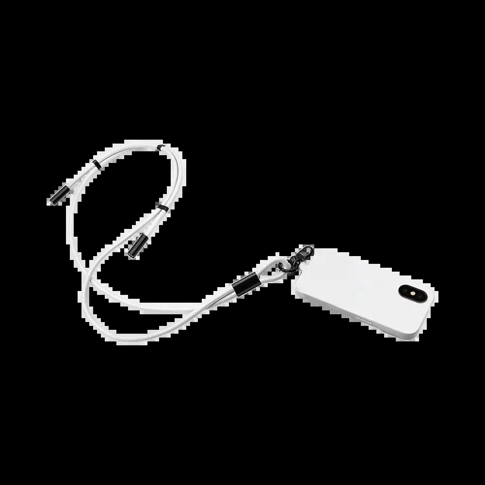 Tour de cou smartphone avec câble USB-C vers Lightning - Blanc - Vue 2