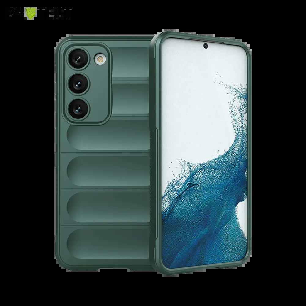 Coque de protection antichoc renforcée Samsung Galaxy S23 5G - PROTECT IX008 Vert Foncé