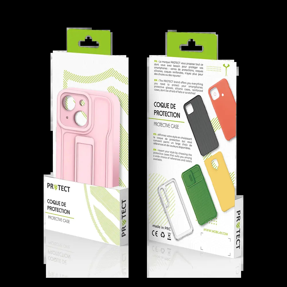 Coque de protection iPhone 14 Plus - PROTECT QC-002 Rose - Vue 3