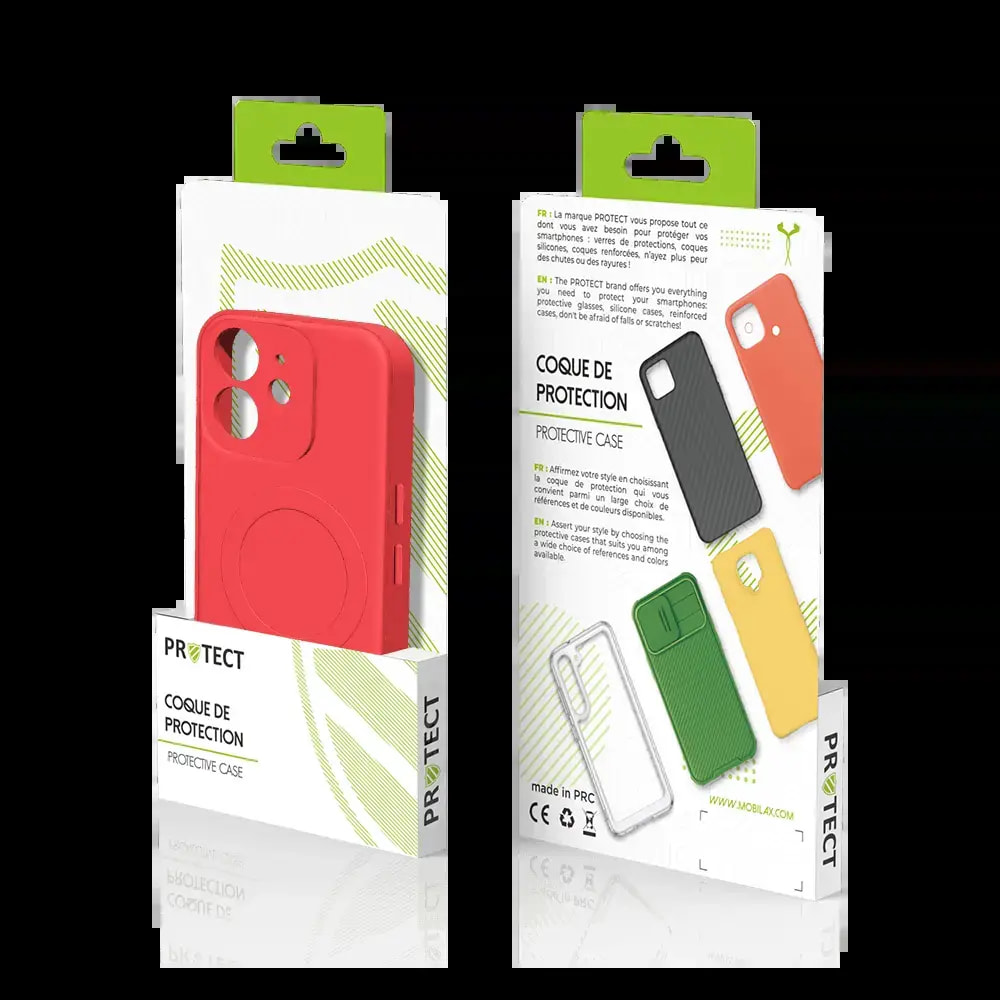 Coque de Protection PROTECT IZ001 pour Apple iPhone 11 MagSafe Rouge - Vue 3