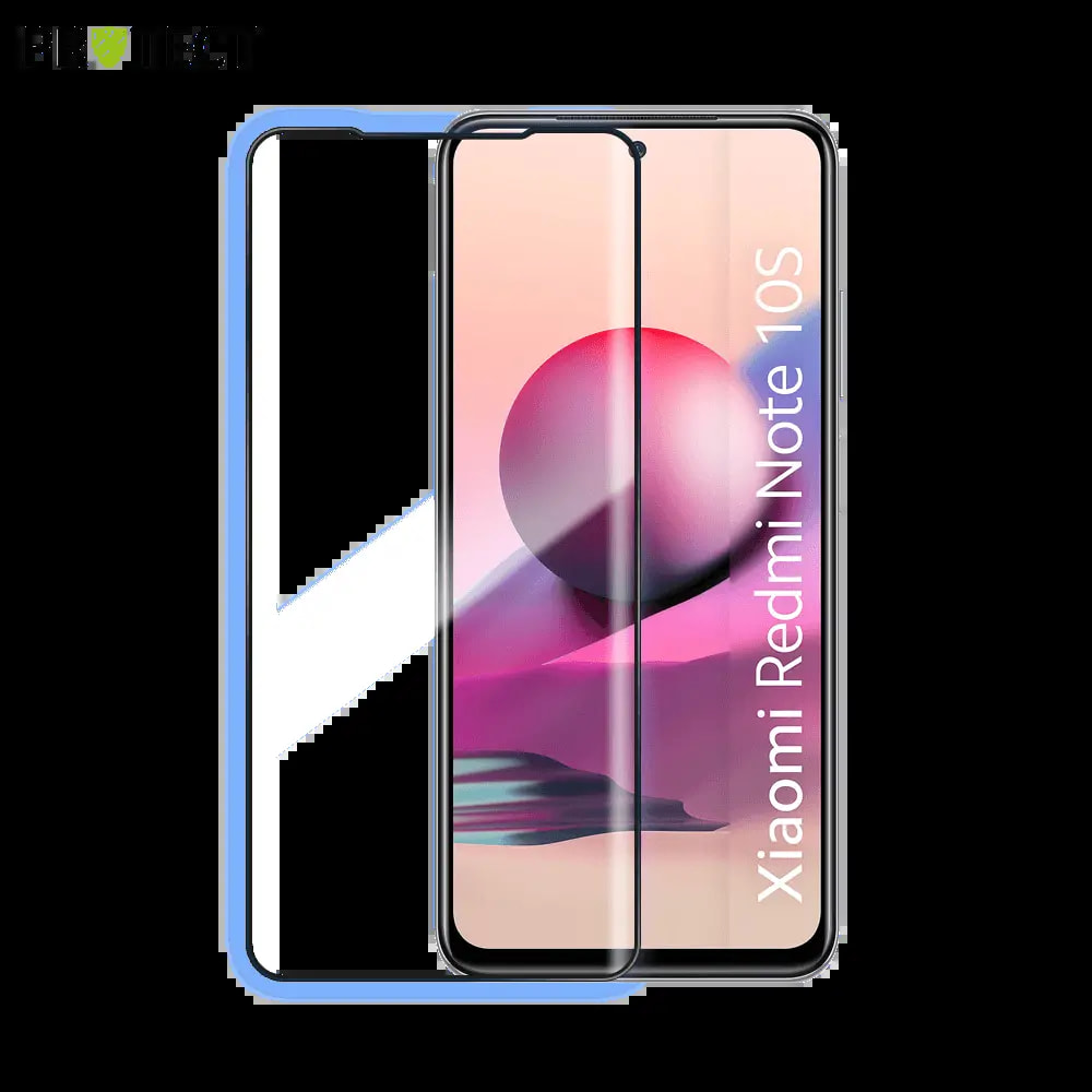 Verre trempé intégral Xiaomi Redmi Note 10S protection écran 9H - PROTECT Noir