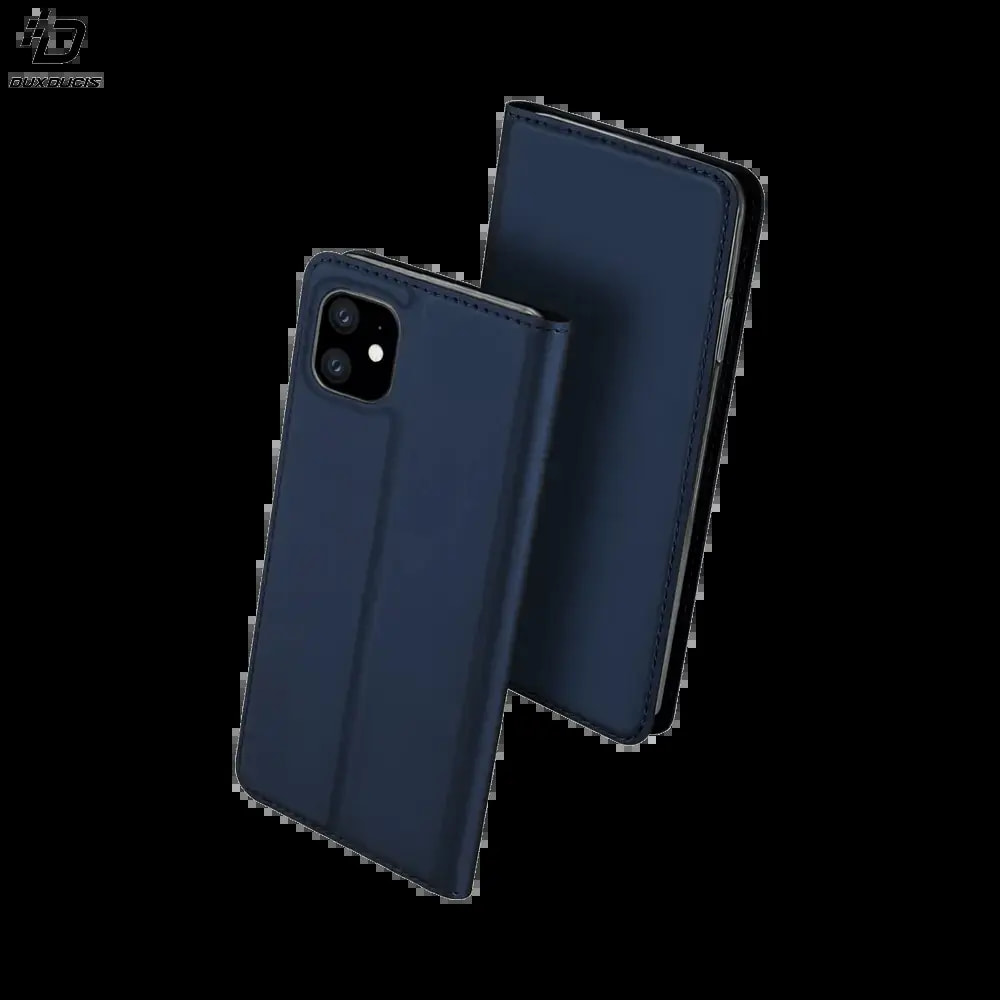 Housse folio iPhone 11 porte-carte – Dux Ducis Skin Pro Bleu