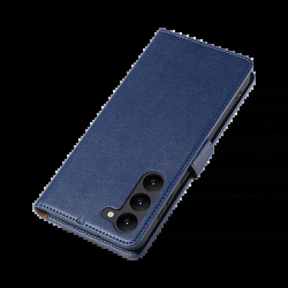 Housse folio anti-RFID Samsung Galaxy S21 FE – PROTECT IP011 Bleu Marine - Vue 6