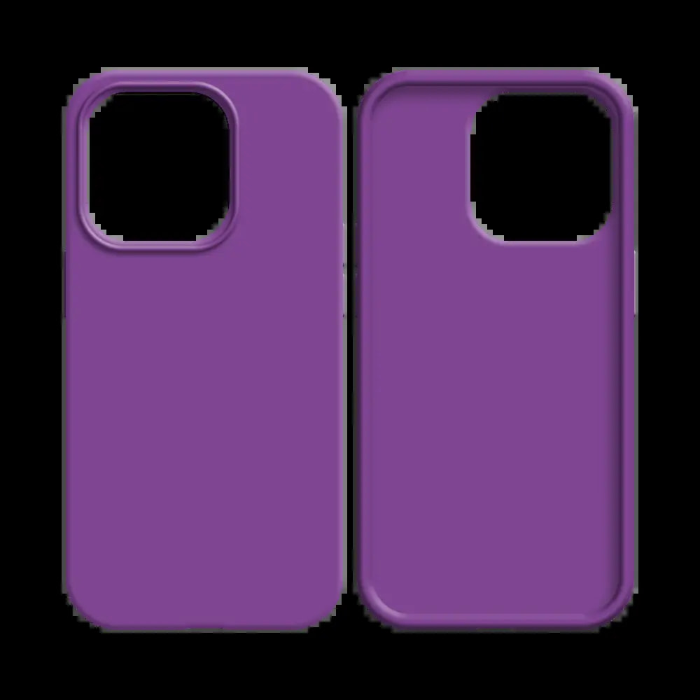 Coque silicone iPhone 16 Pro Max - Mauve - Vue 2
