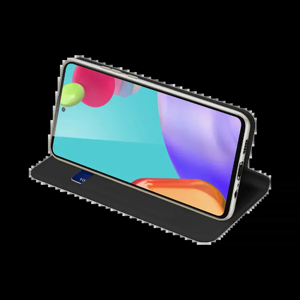 Housse folio Samsung Galaxy A52 / A52s porte-carte - Dux Ducis Skin Pro Noir - Vue 3