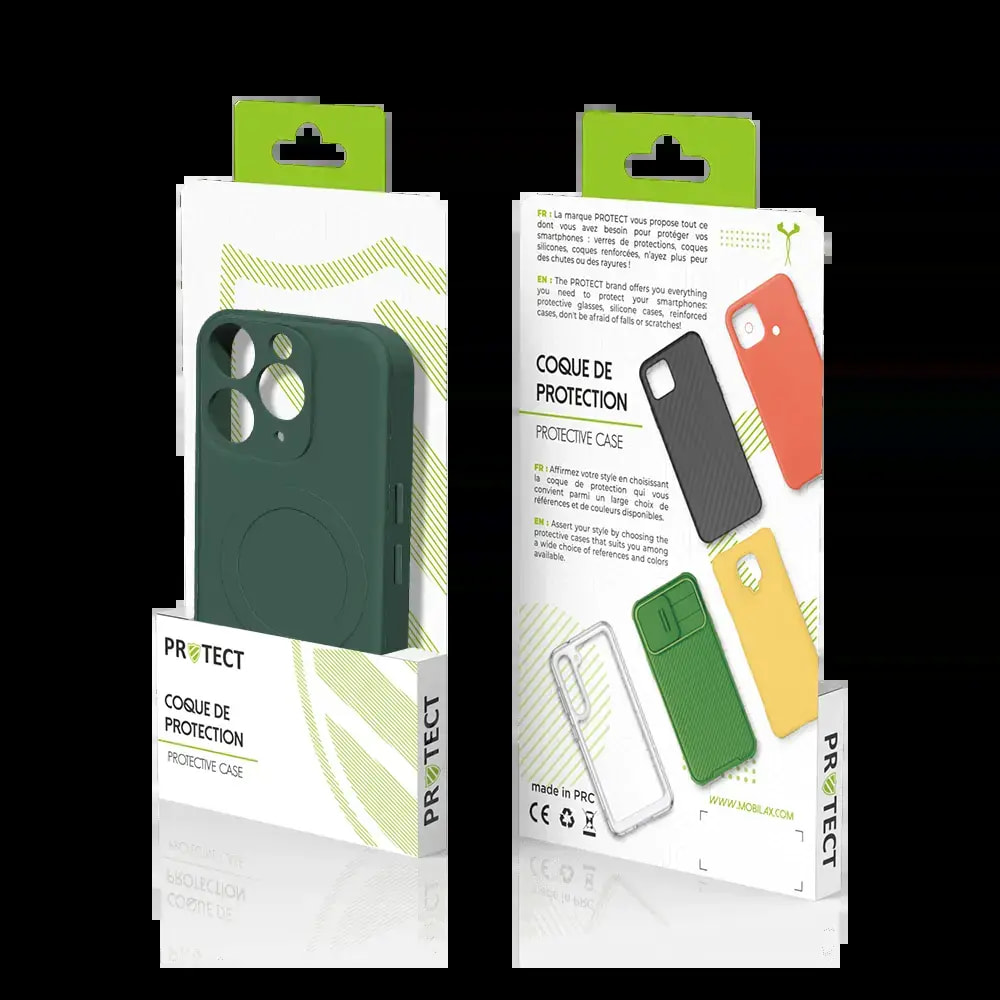 Coque de Protection PROTECT IZ001 pour Apple iPhone 11 Pro Max MagSafe Vert Foncé - Vue 3
