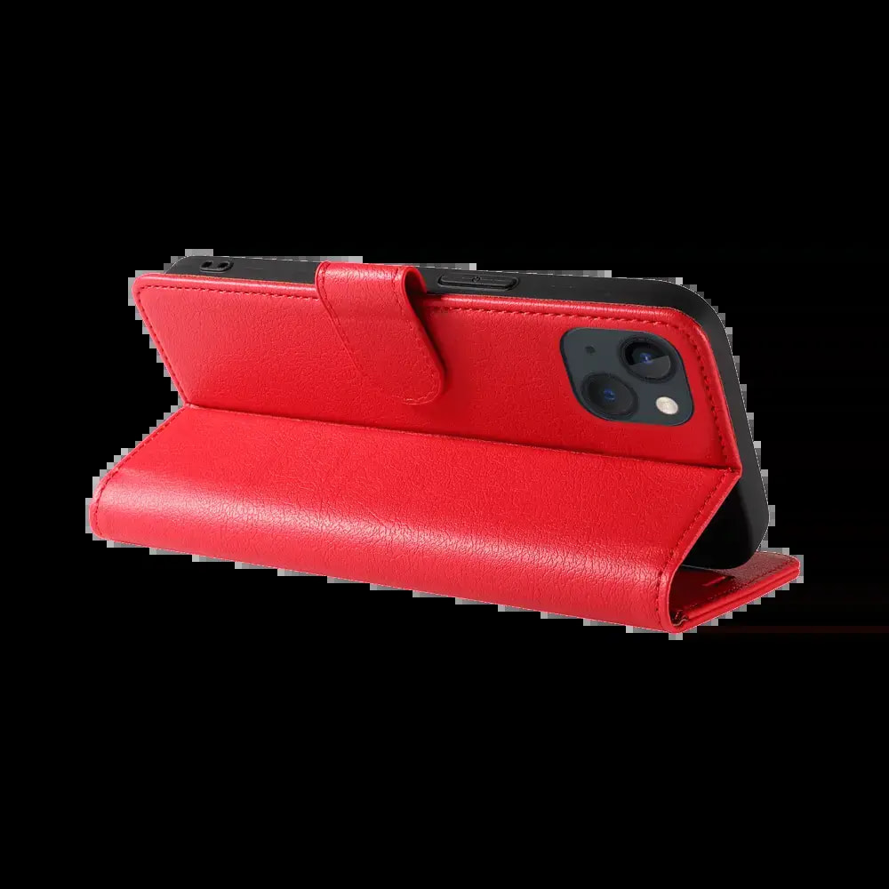 Housse folio anti-RFID iPhone 13 – PROTECT IP011 Rouge - Vue 2