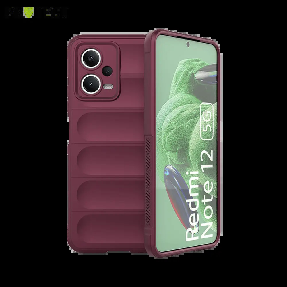 Coque de protection antichoc renforcée Xiaomi Redmi Note 12 5G - PROTECT IX008 Prune