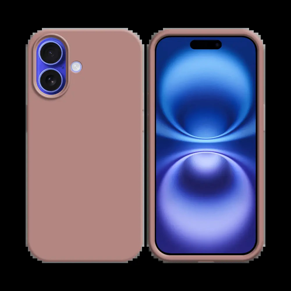Coque silicone iPhone 16 Plus - Rose
