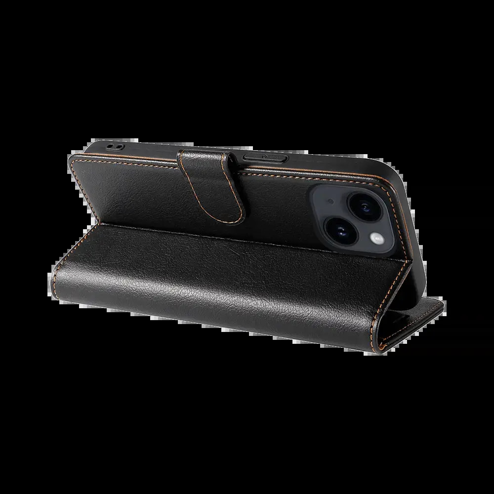 Housse folio anti-RFID iPhone 14 - PROTECT IP011 Noir - Vue 4