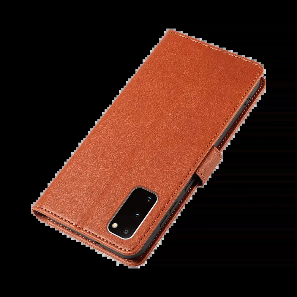 Housse folio anti-RFID Samsung Galaxy S20 FE – PROTECT IP011 Marron - Vue 6