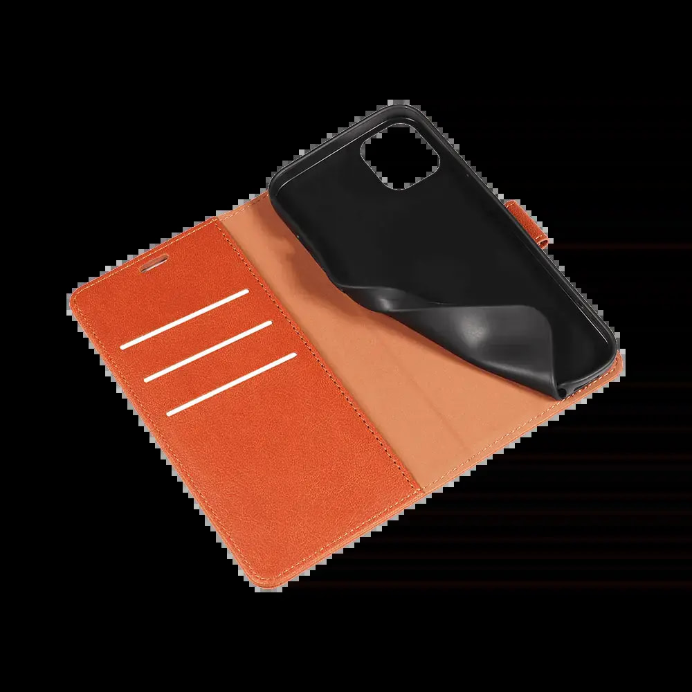 Housse folio anti-RFID iPhone 11 – PROTECT IP011 Marron  - Vue 4