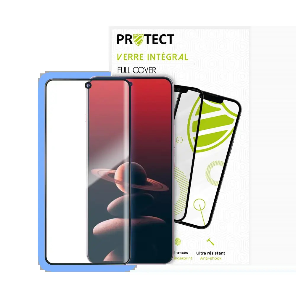 Verre trempé OnePlus 13R 5G protection écran 9H - PROTECT Noir - Vue 2
