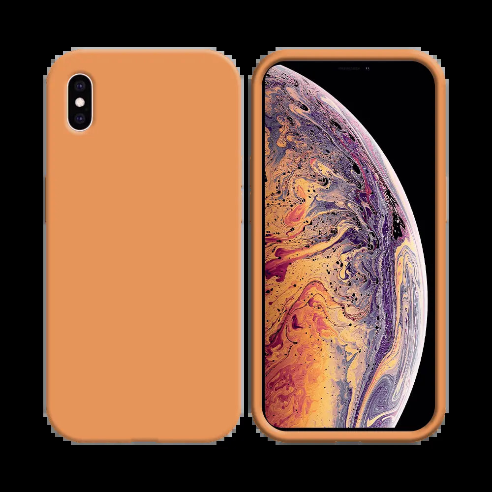 Coque silicone iPhone XS Max - Corail