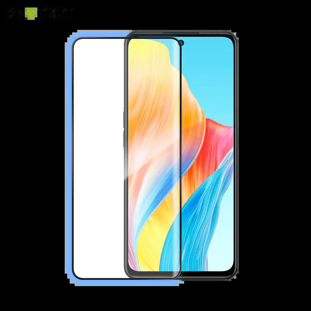 Verre trempé intégral OPPO A98 5G protection écran 9H - PROTECT Noir