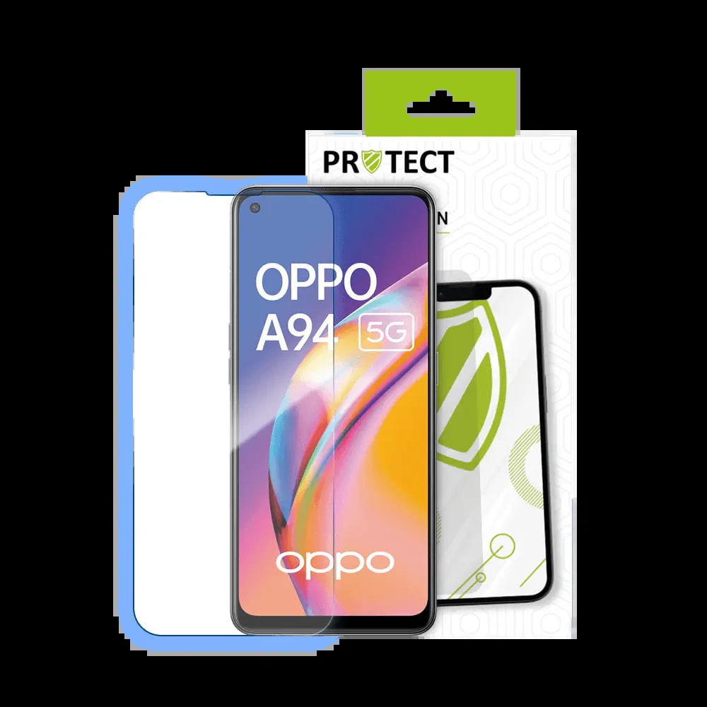 Verre trempé OPPO A94 5G protection écran 9H - PROTECT Transparent - Vue 2