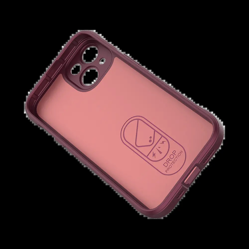 Coque de protection antichoc renforcée iPhone 13 - PROTECT IX008 Prune  - Vue 4