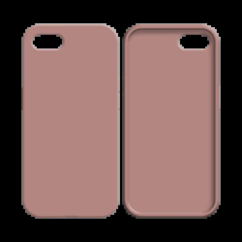 Coque silicone iPhone 7 / 8 / SE - Rose - Vue 2