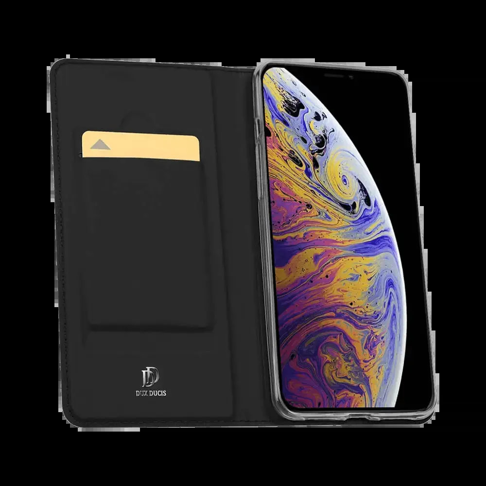 Housse folio iPhone 11 porte-carte – Dux Ducis Skin Pro Noir - Vue 2