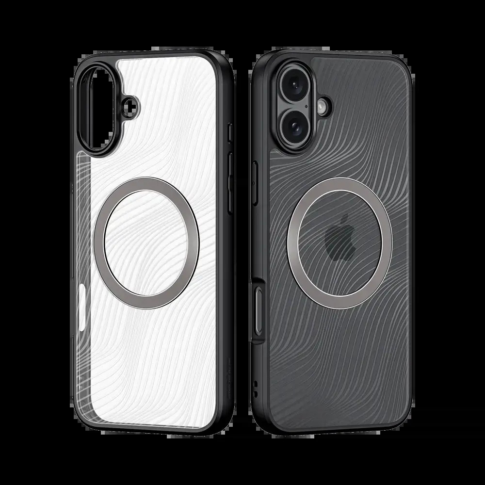 Coque anti-chocs finition mate – iPhone 16 – Dux Ducis Aimo Noir - Vue 2