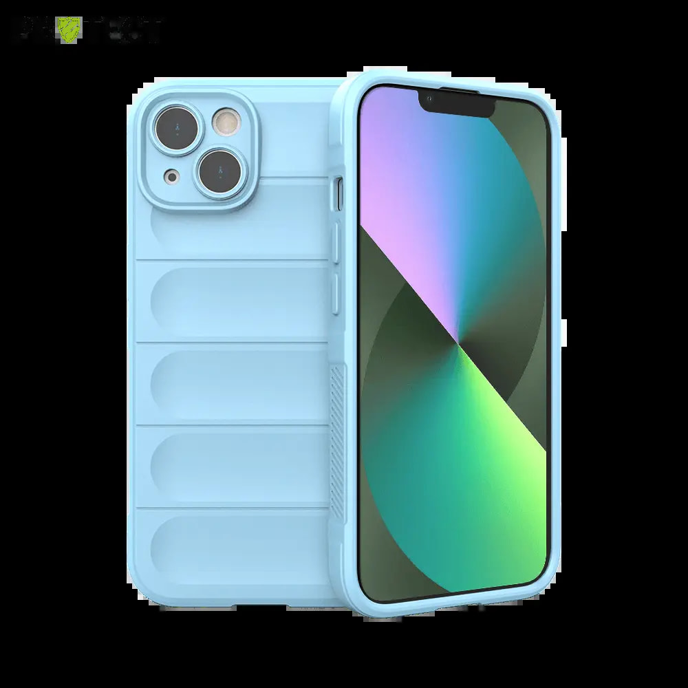 Coque de protection antichoc renforcée iPhone 13 - PROTECT IX008 Bleu Clair