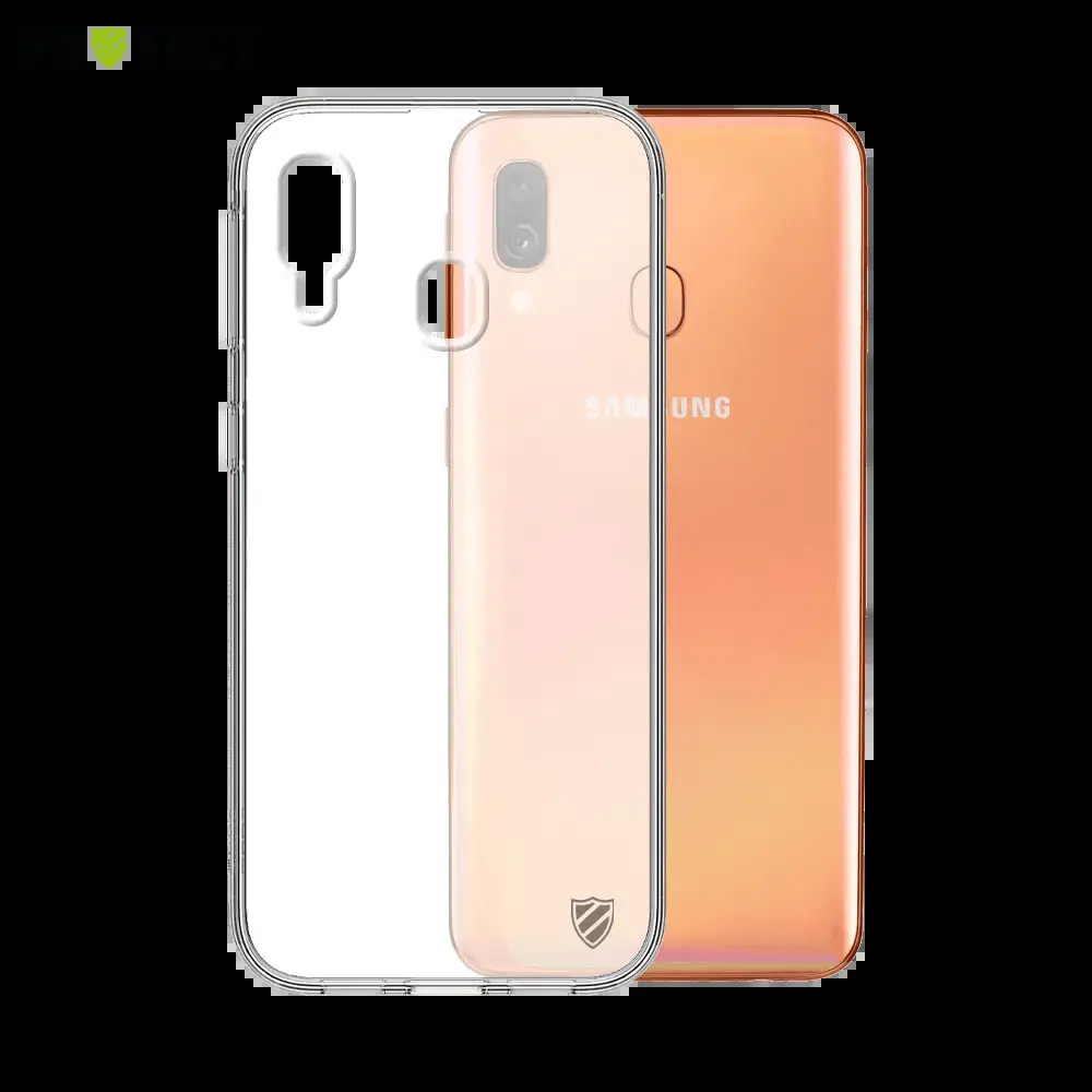 Coque Silicone PROTECT pour Samsung Galaxy A40 Transparent