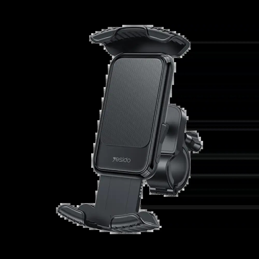 Support pour smartphone 2 en 1 pour vélo & moto Yesido C249 - Noir - Vue 2
