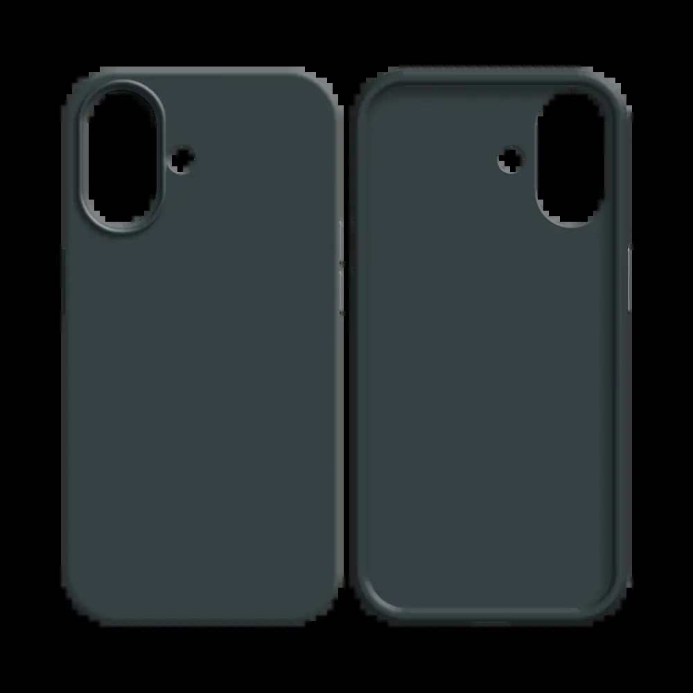 Coque silicone iPhone 16 Plus - Noir - Vue 2
