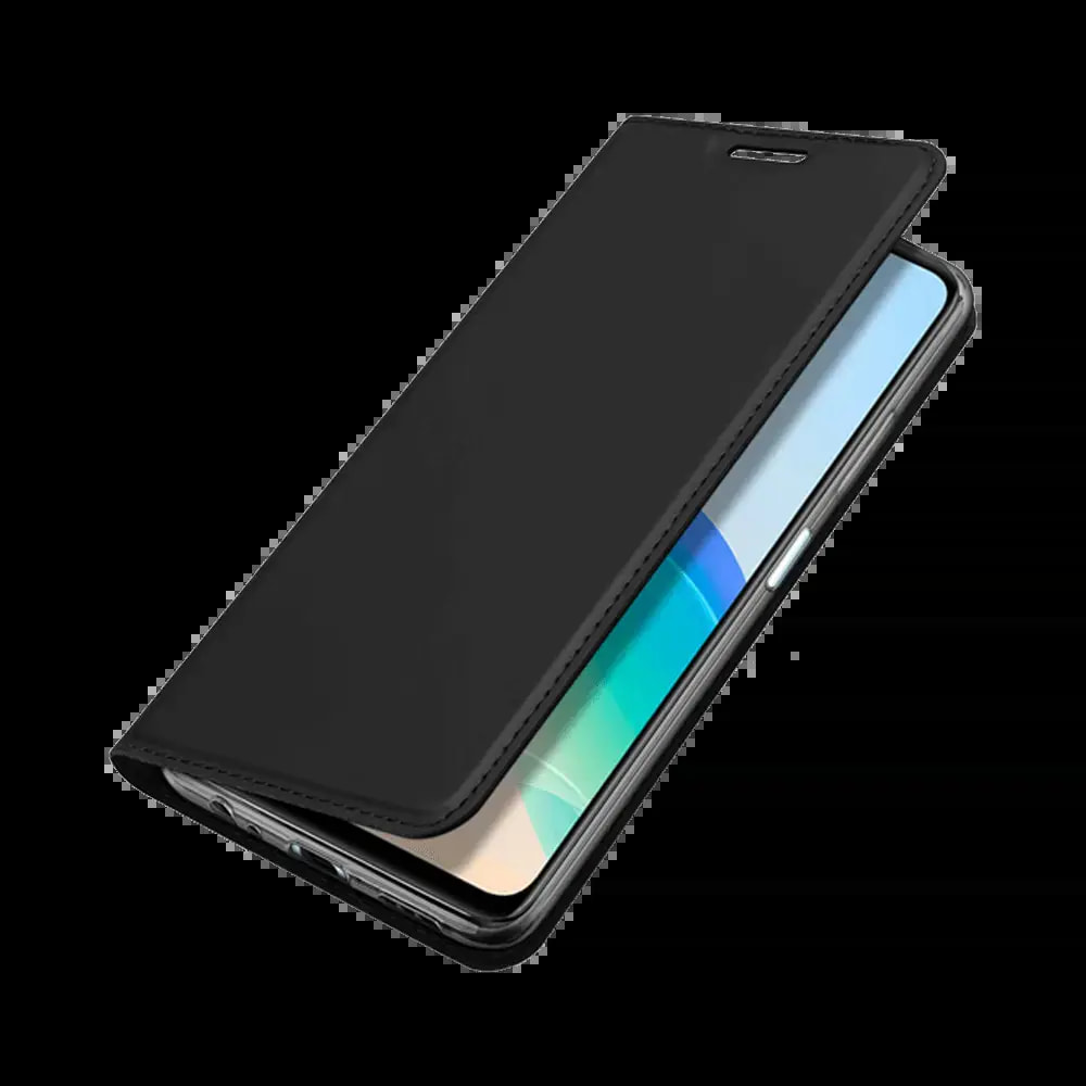 Housse folio Vivo Y76 5G porte-carte - Dux Ducis Skin Pro Noir - Vue 3