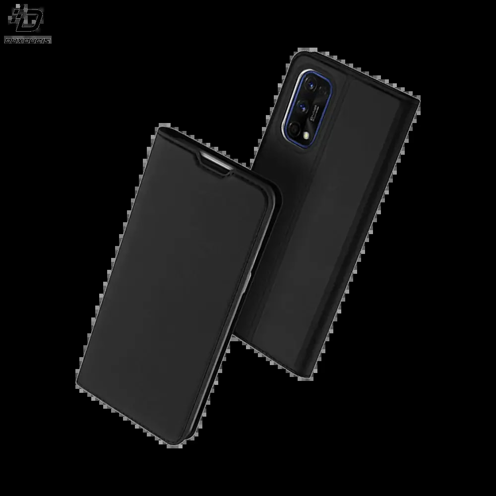 Housse folio Realme 7 Pro porte-carte - Dux Ducis Skin Pro Noir