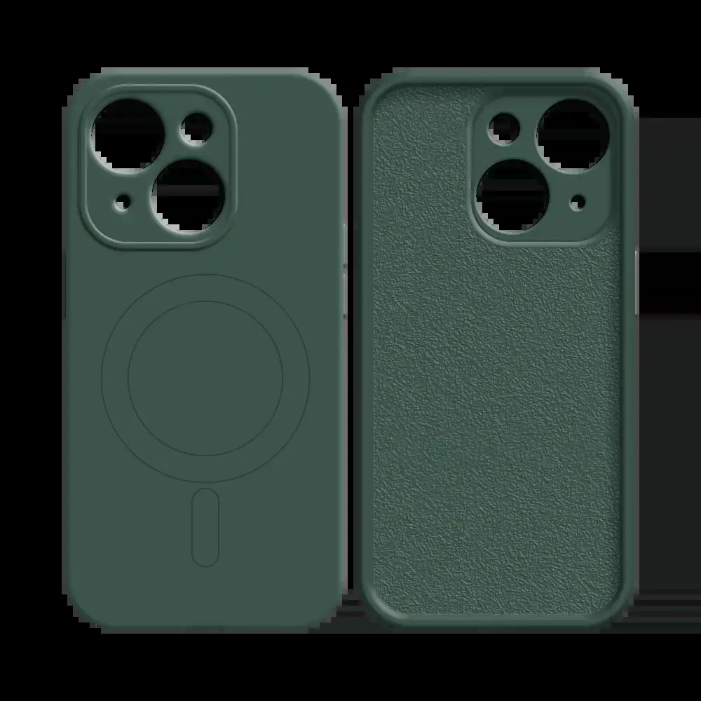Coque de Protection PROTECT IZ001 pour Apple iPhone 15 Plus MagSafe Vert Foncé - Vue 2