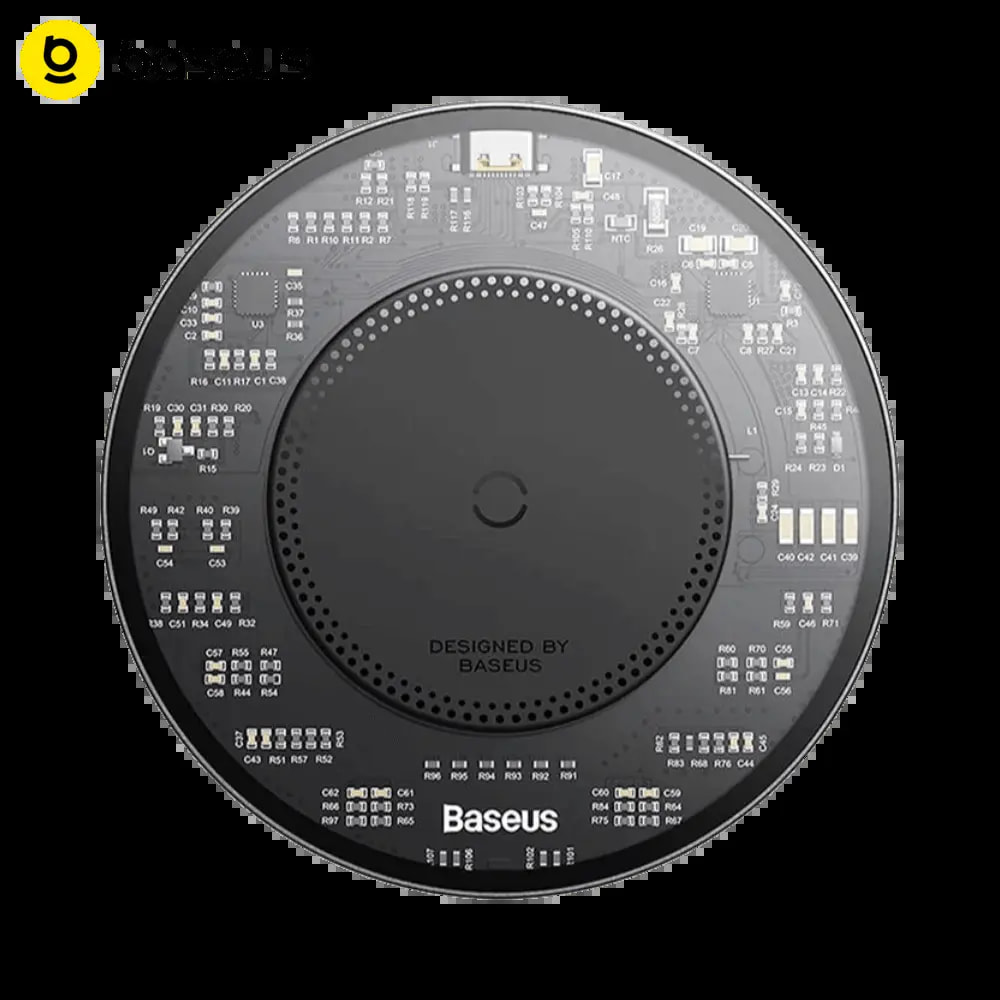 Pad de Charge à Induction (avec Câble USB-C vers USB-C) Baseus 15W Noir