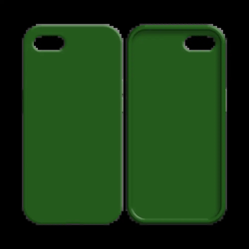 Coque silicone iPhone 7 / 8 / SE - Vert Foncé - Vue 2