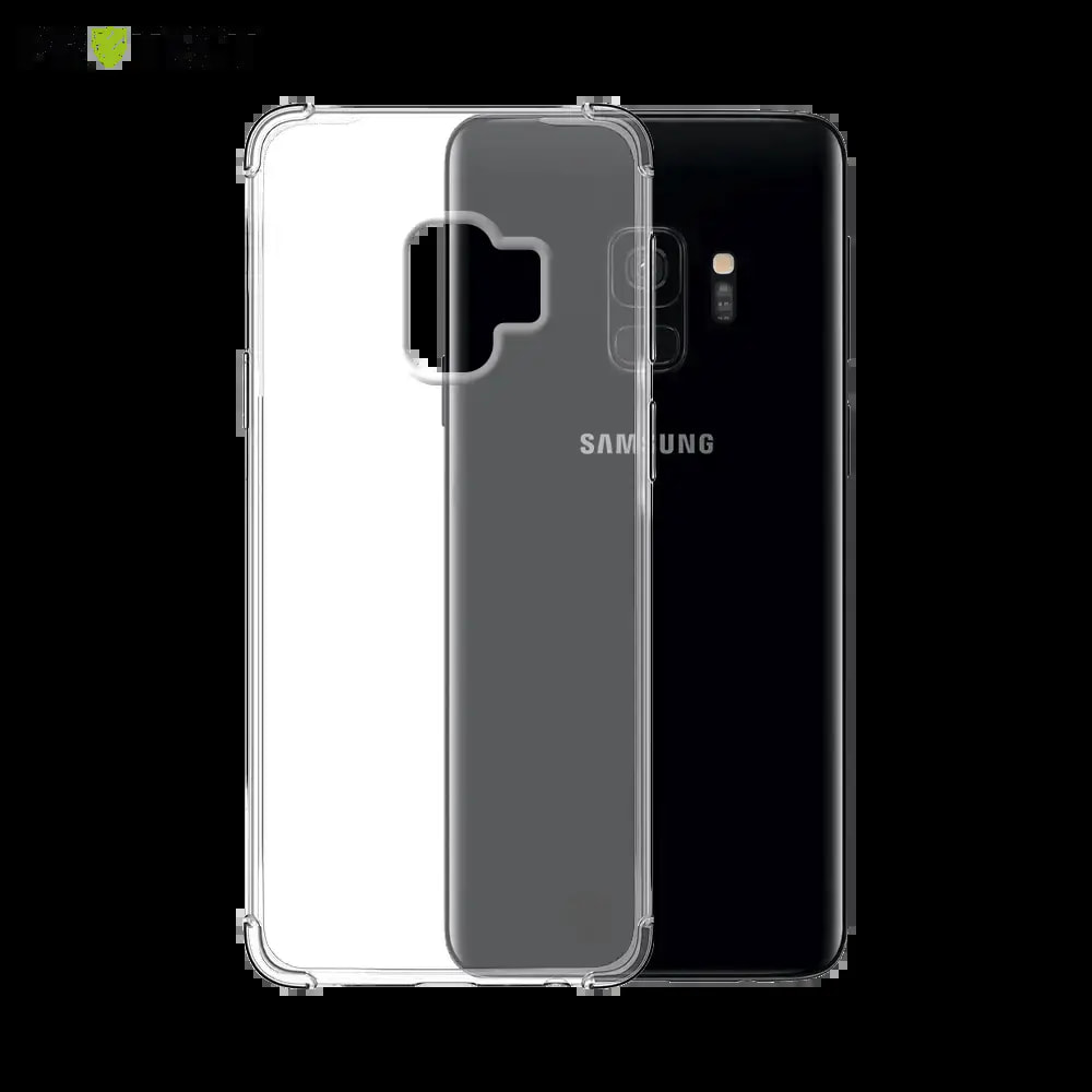 Coque antichoc renforcée transparente Samsung Galaxy S9 - silicone PROTECT