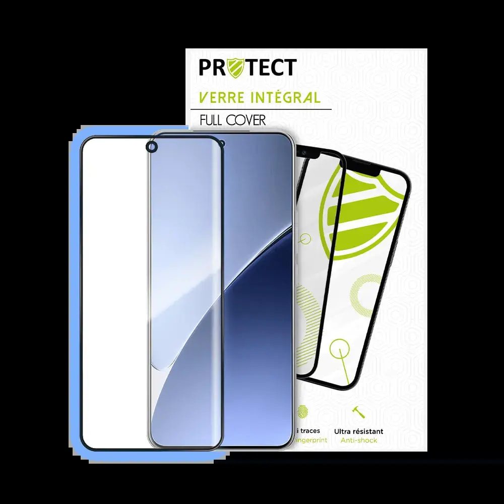 Verre trempé intégral 5D 9H – protection écran Xiaomi 15 Pro – PROTECT Noir - Vue 2