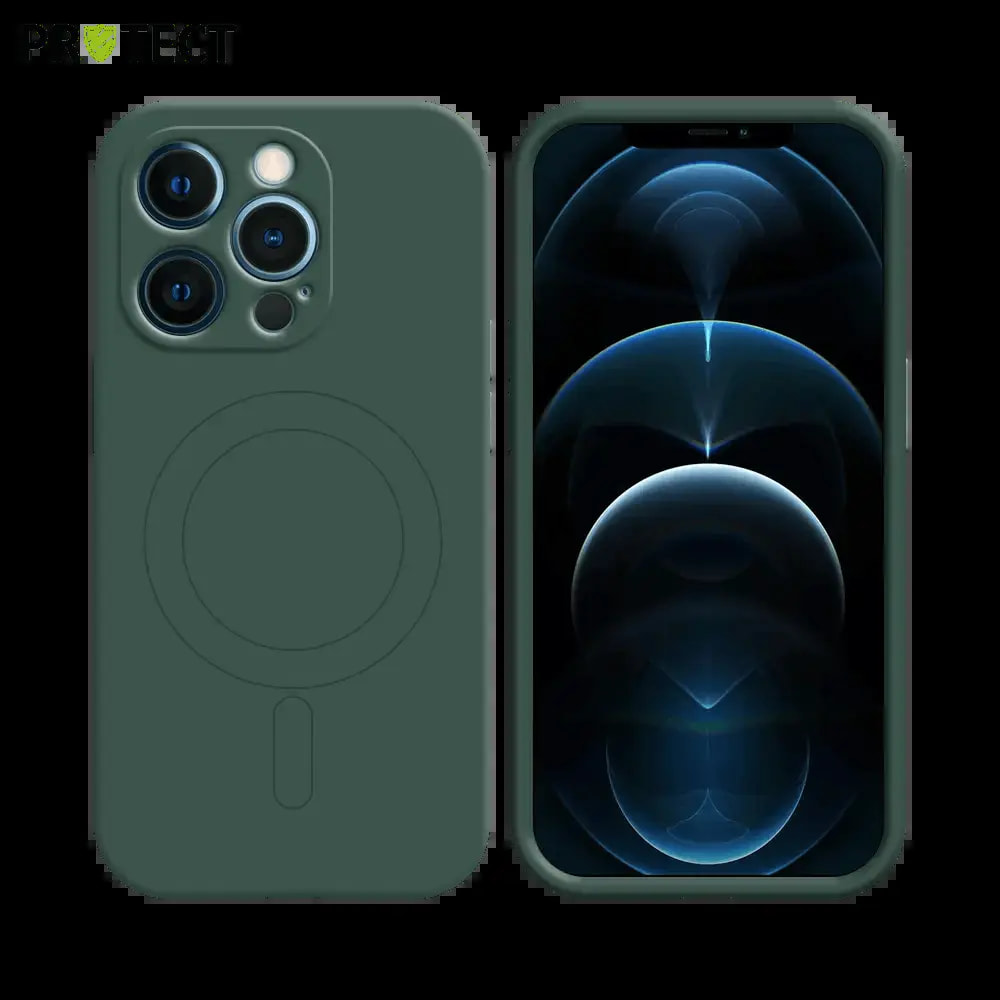 Coque de Protection PROTECT IZ001 pour Apple iPhone 12 Pro Max MagSafe Vert Foncé