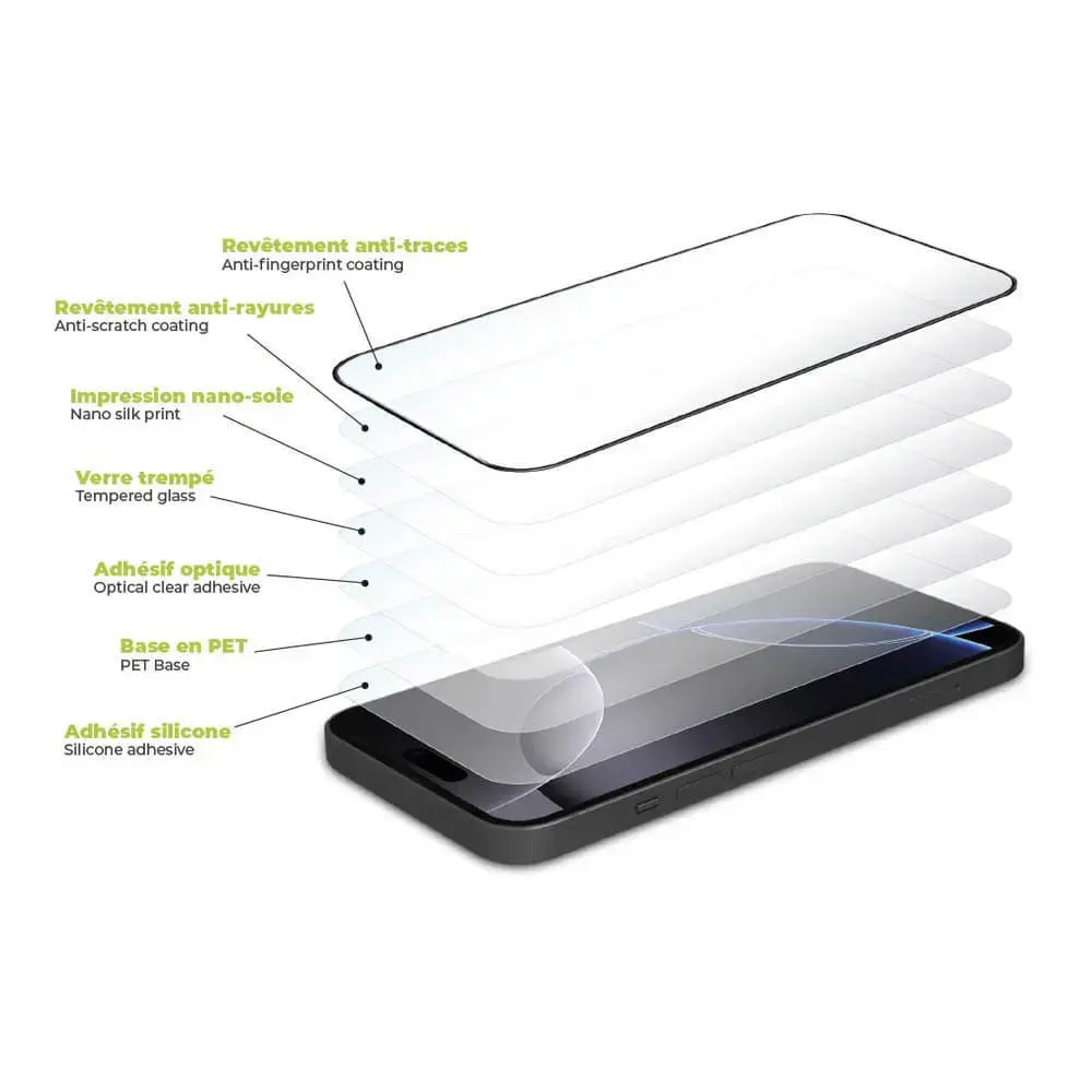 Verre trempé HD Samsung Galaxy S25 Ultra protection écran 9H - PROTECT Transparent - Vue 2