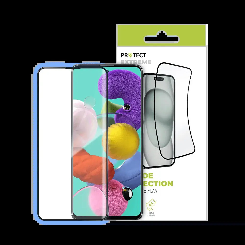 Film de protection extrême Samsung Galaxy A51 / A51 5G - PROTECT Transparent - Vue 3
