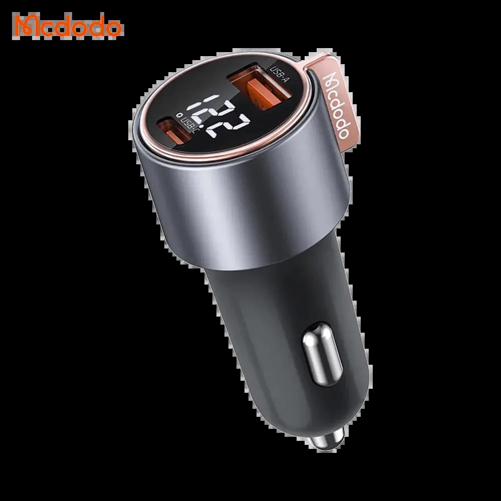 Chargeur allume-cigare double ports 75W avec affichage numérique - Mcdodo CC-3690